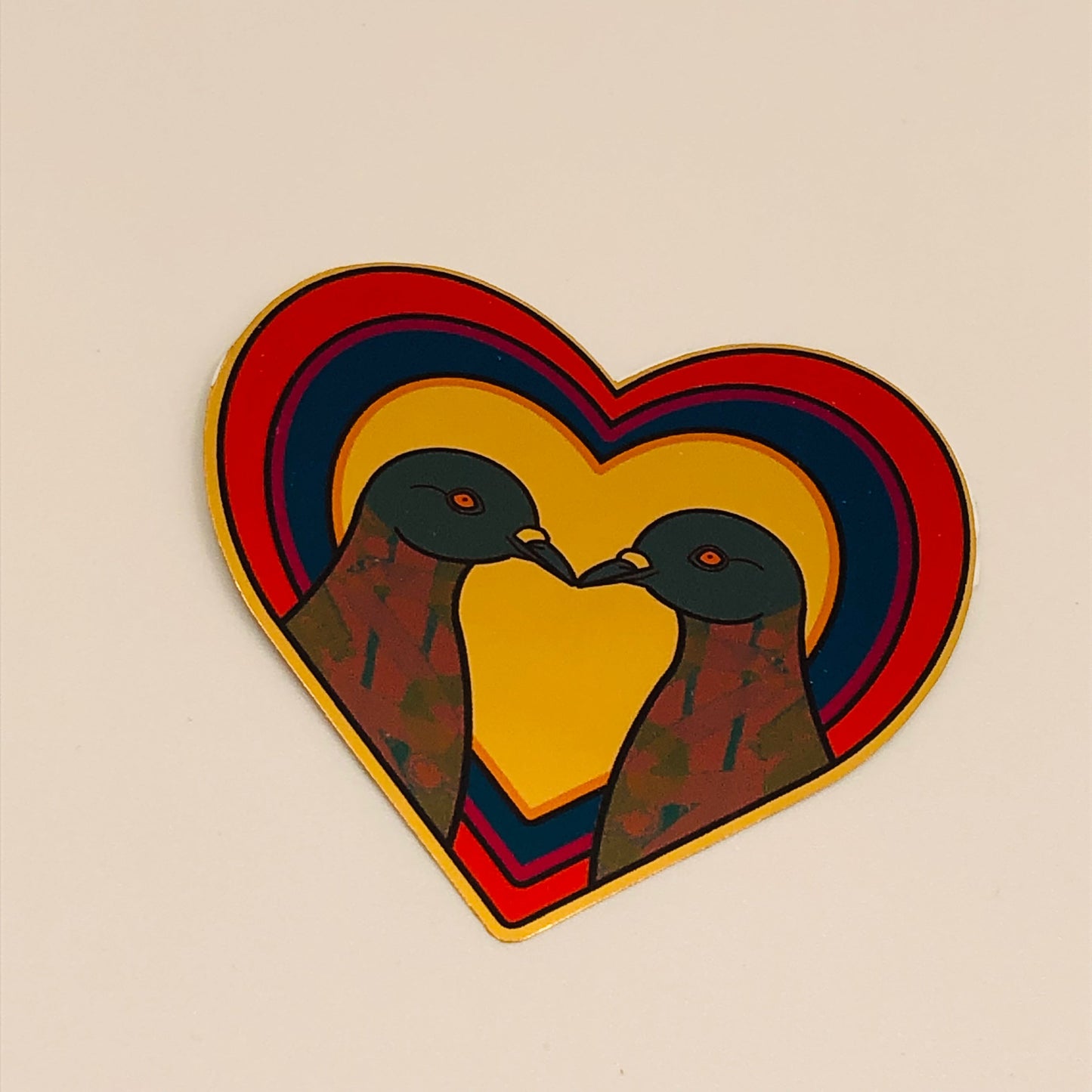 Pigeon Love Sticker