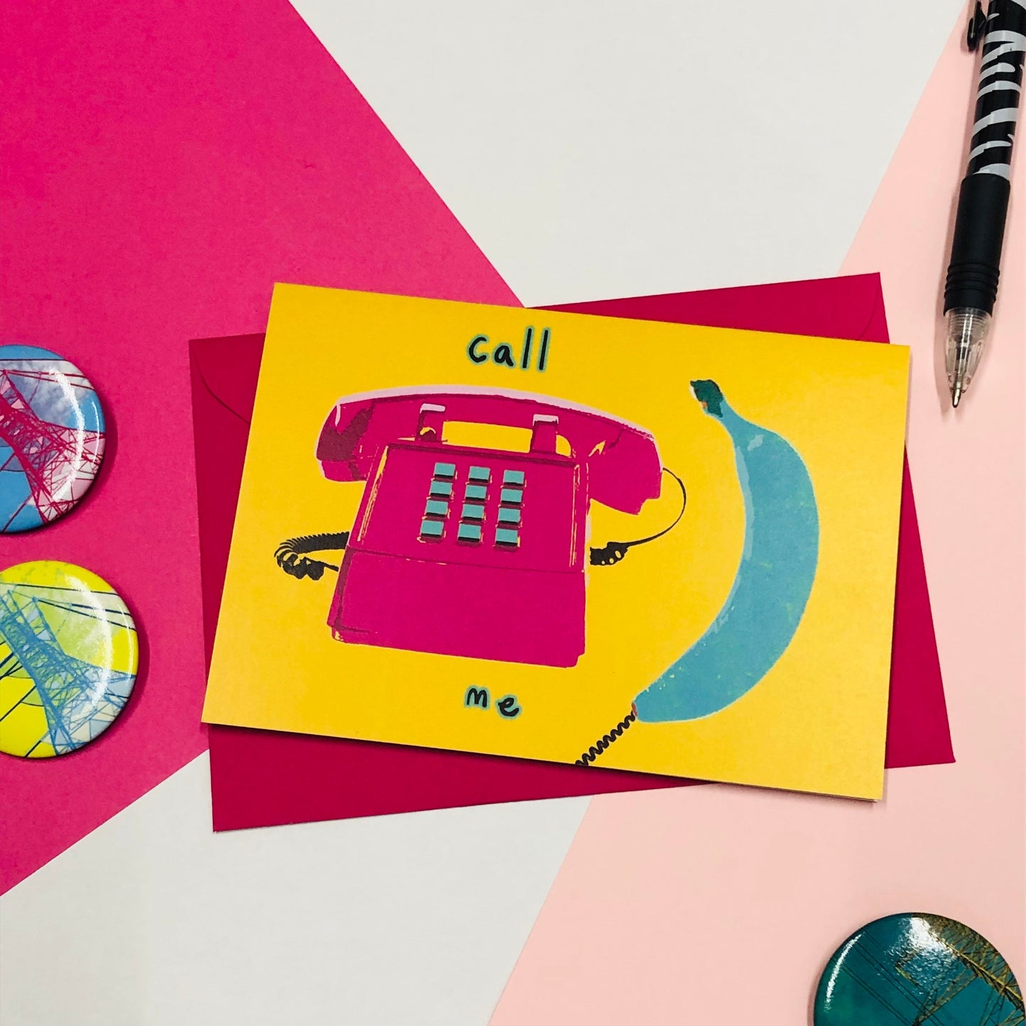 Call Me Greetings Card