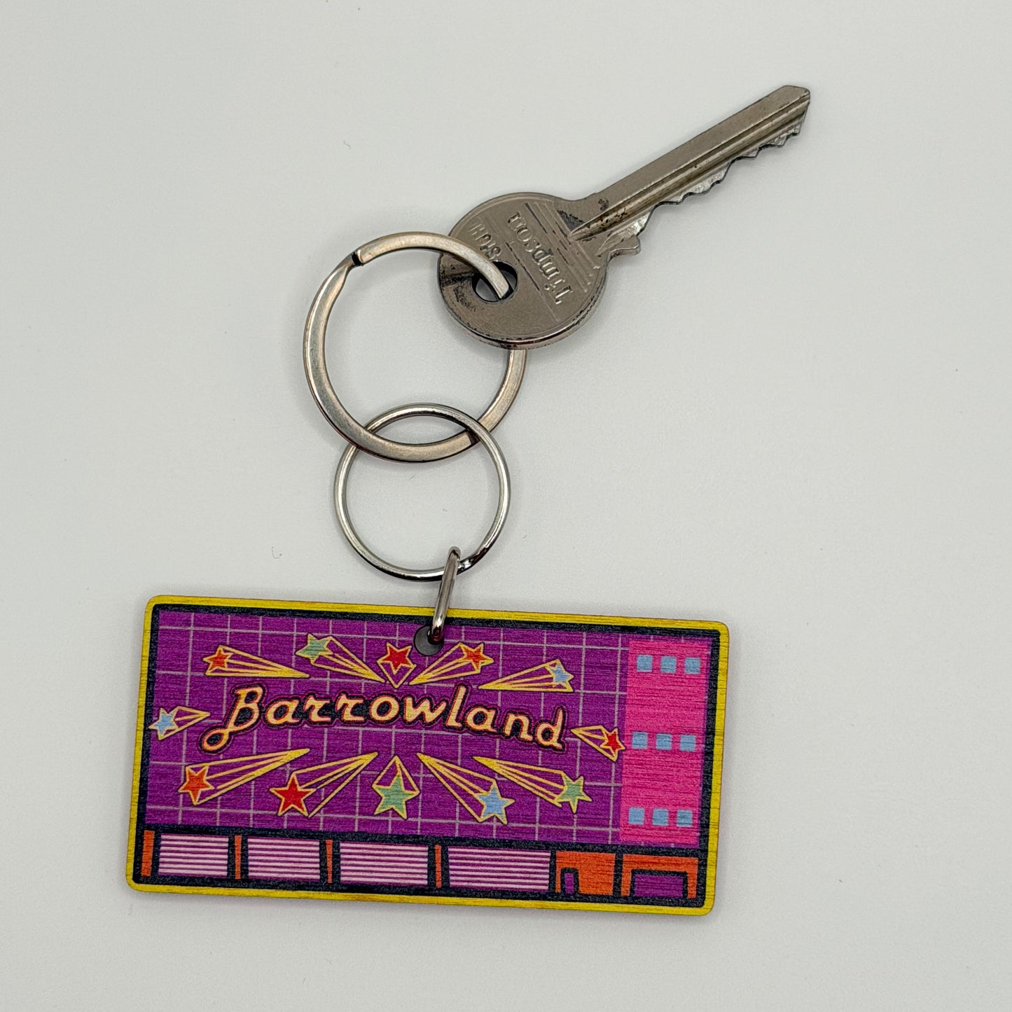 Barrowlands Wooden Keyring