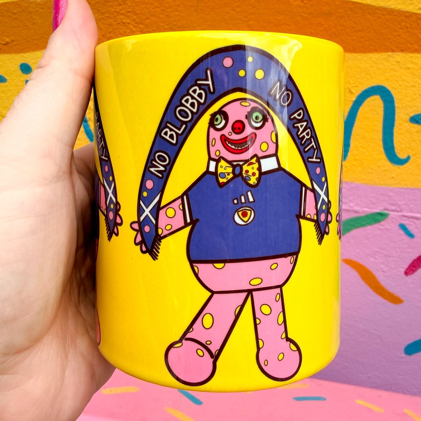 No Blobby No Party Mug