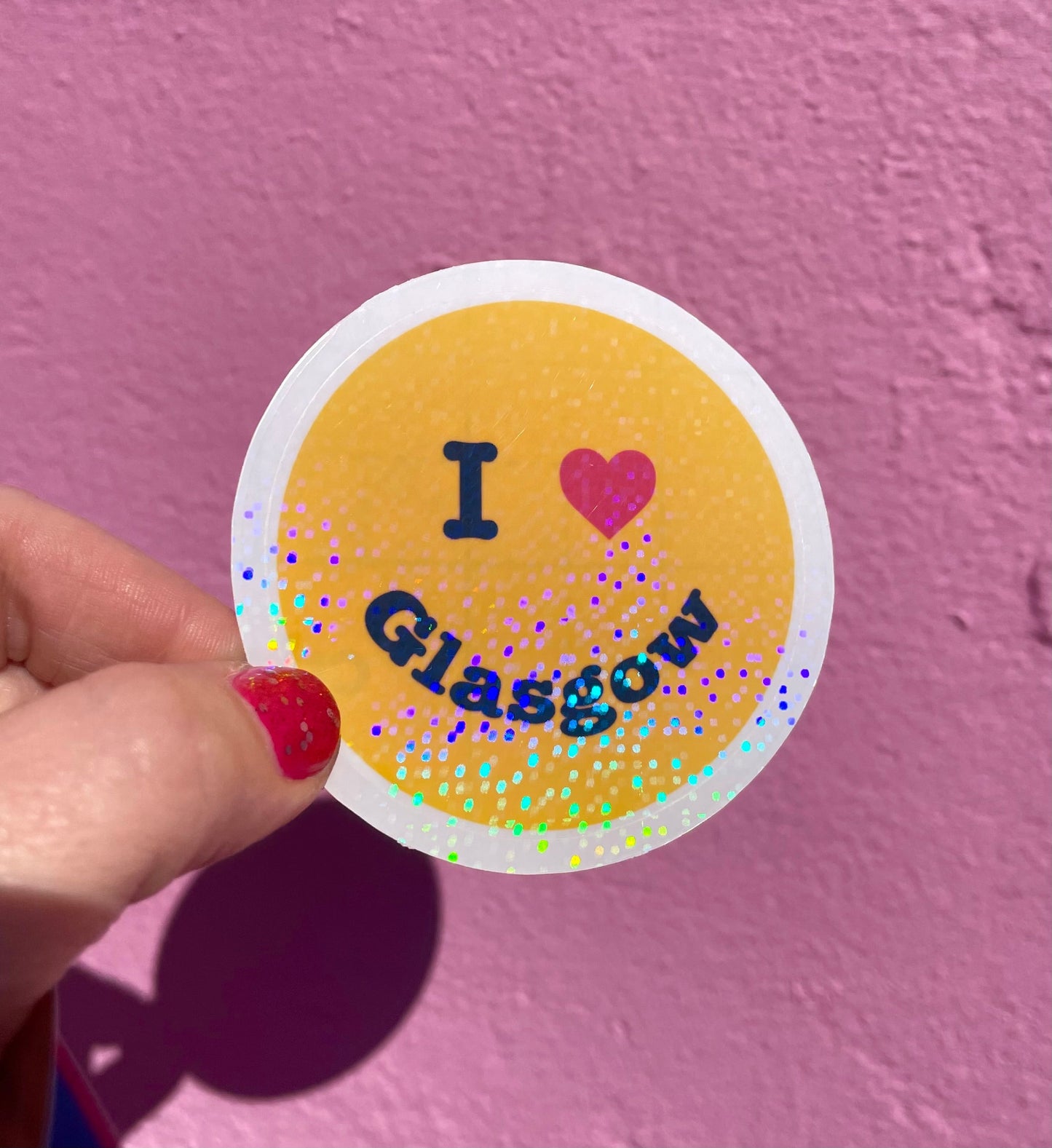 I Love Glasgow Sticker