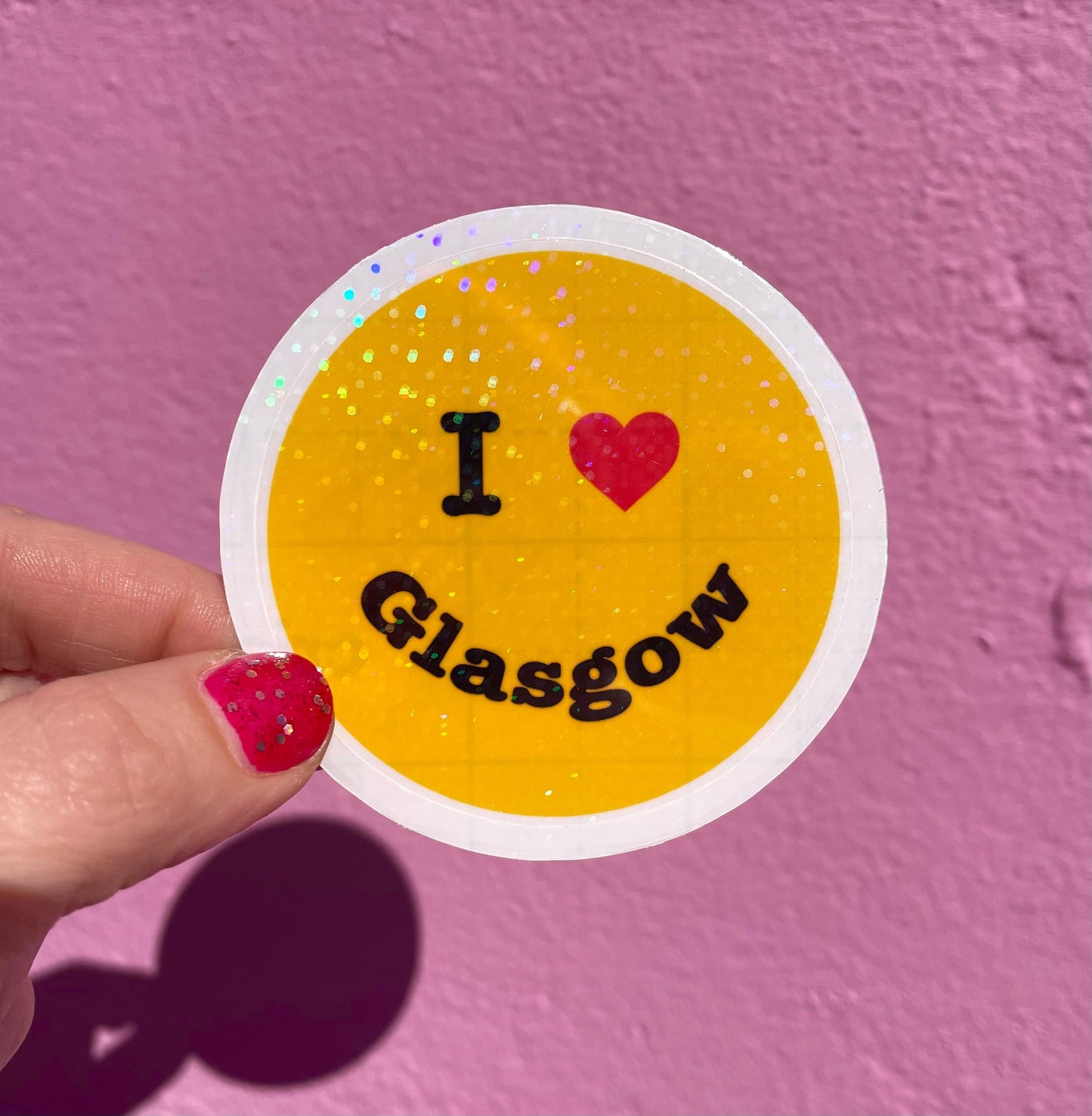 I Love Glasgow Sticker