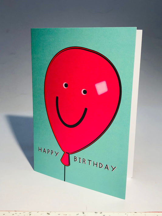 Happy Balloon Birthday Card
