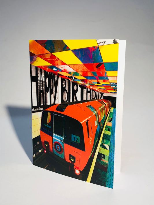 Clockwork Orange Birthday Card