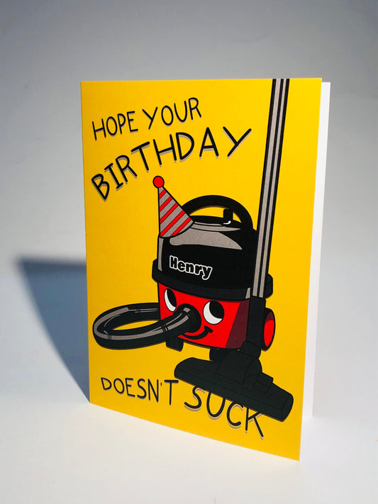 Suck Birthday Card