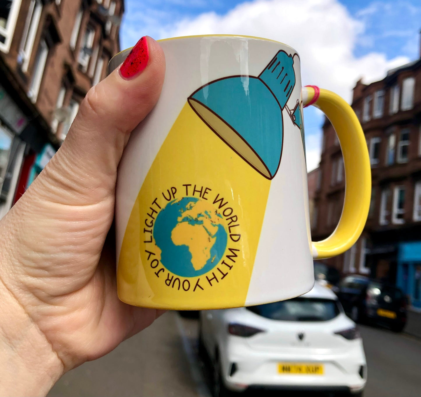 Light Up the World Mug