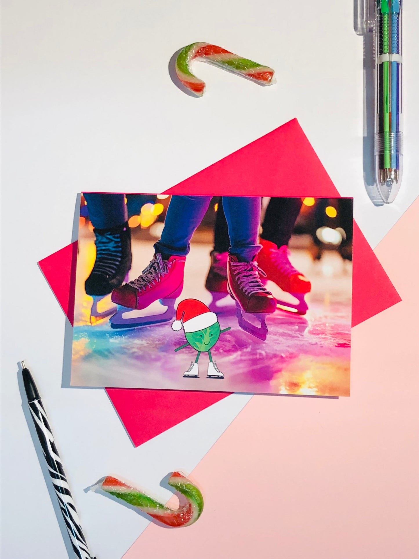 Sprout Skating Christmas Card