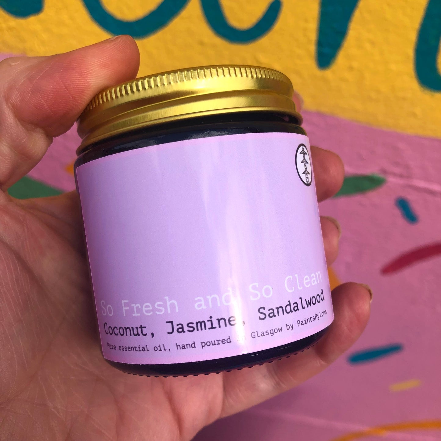PaintsPylons Jar Candle
