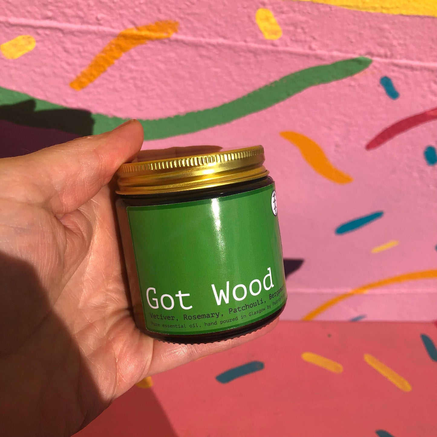PaintsPylons Jar Candle
