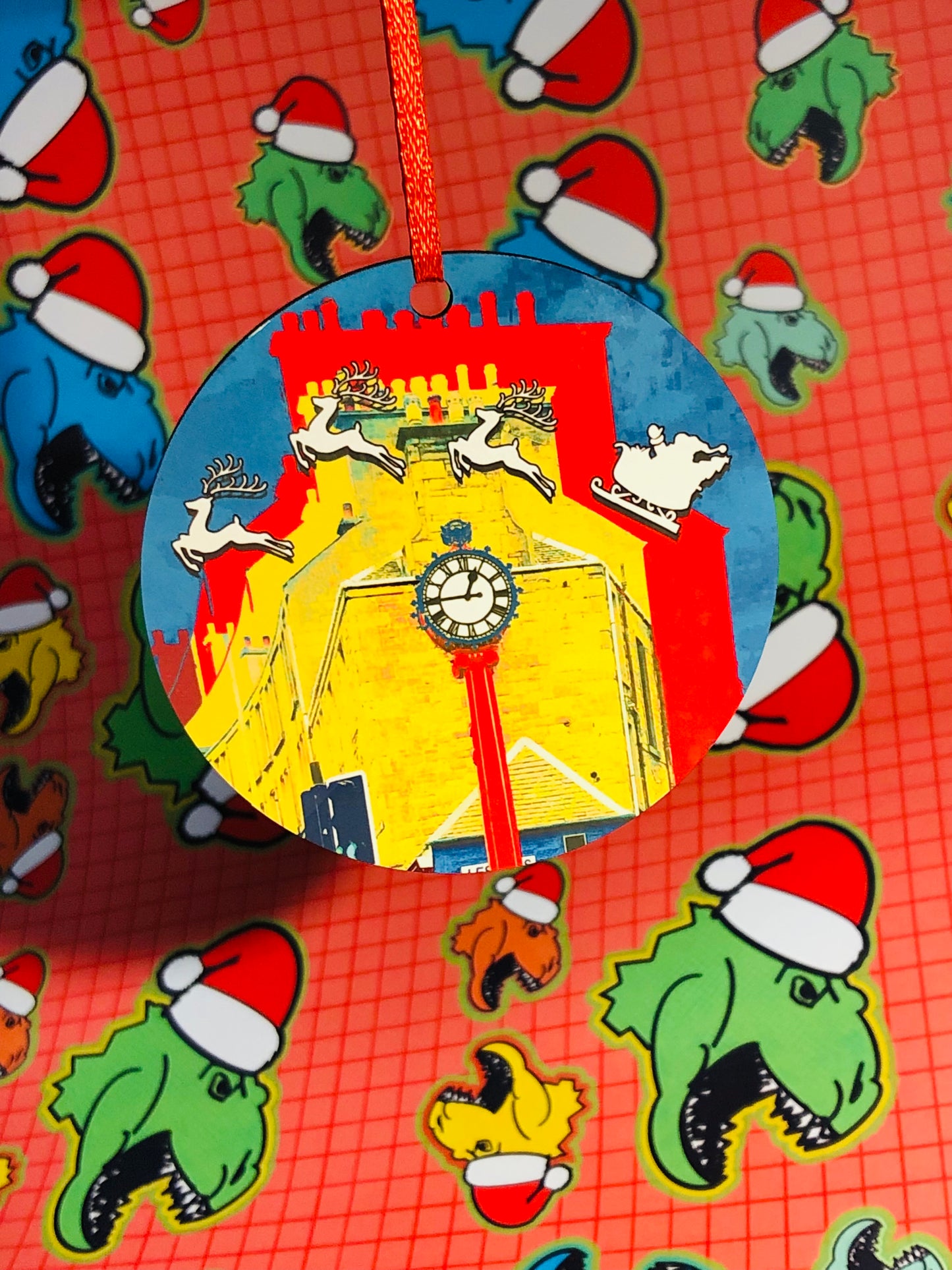 Hilltown Clock Christmas Decoration