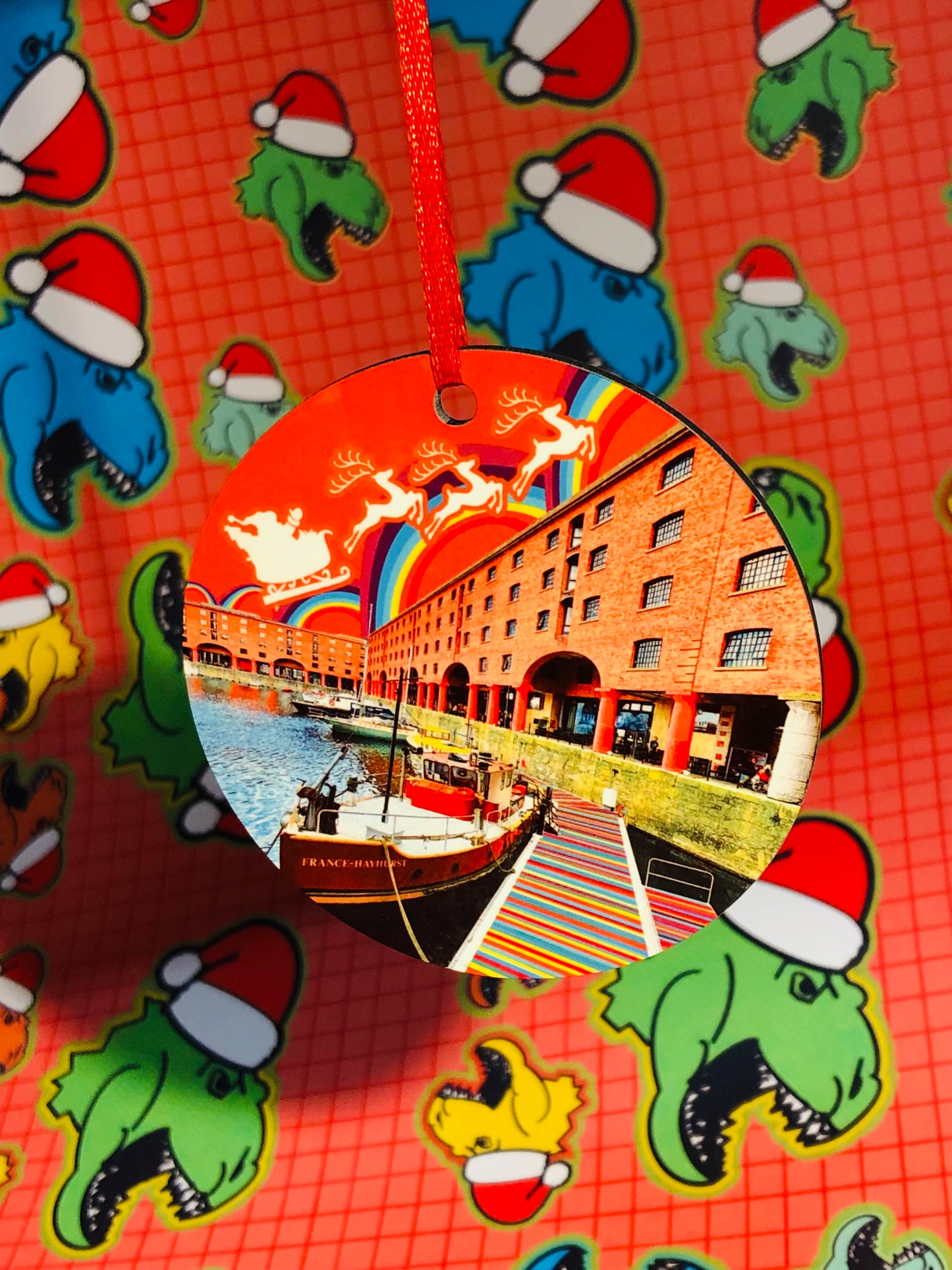 Albert Docks Christmas Decoration