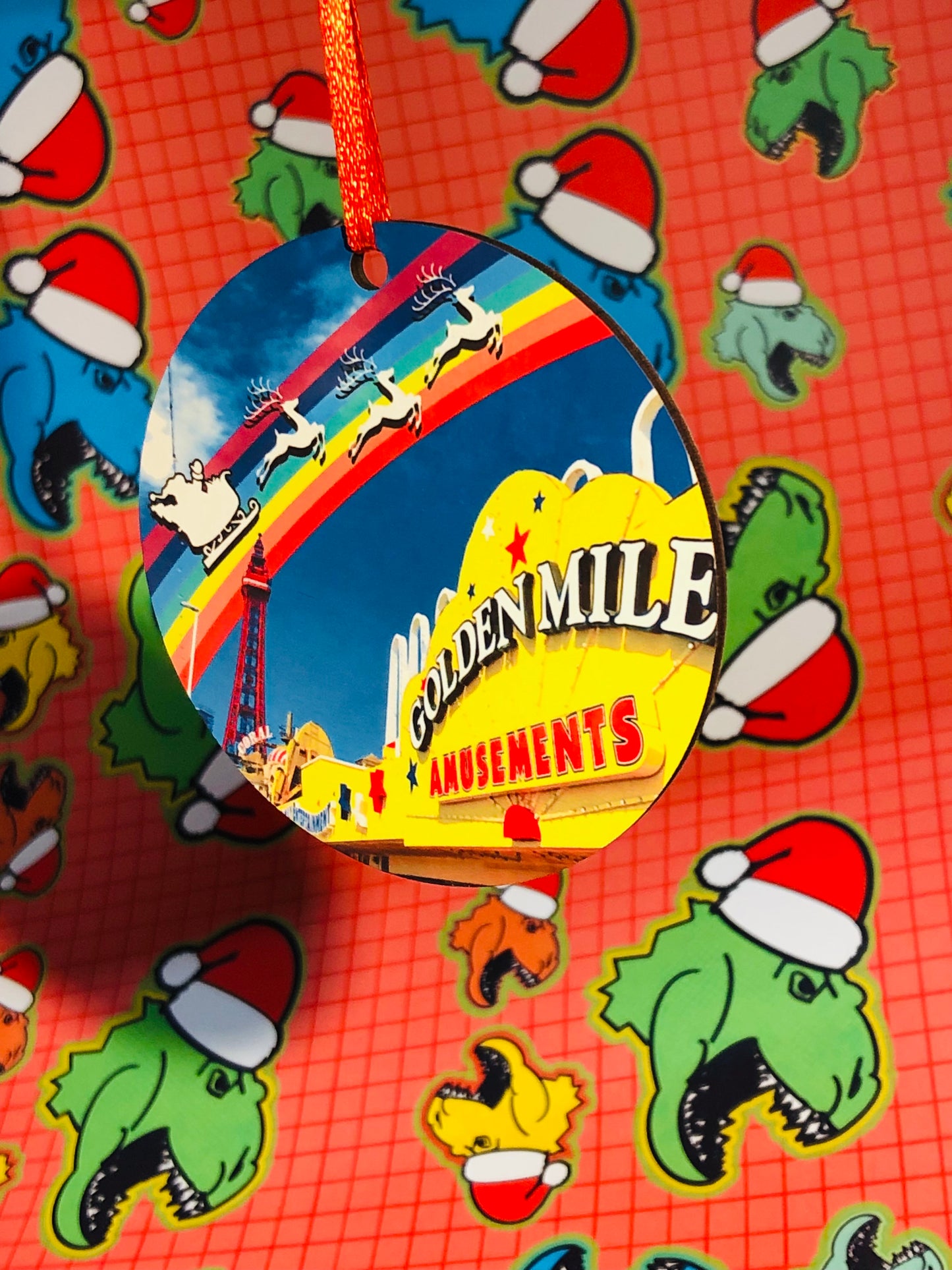 Blackpool Golden Mile Christmas Decoration