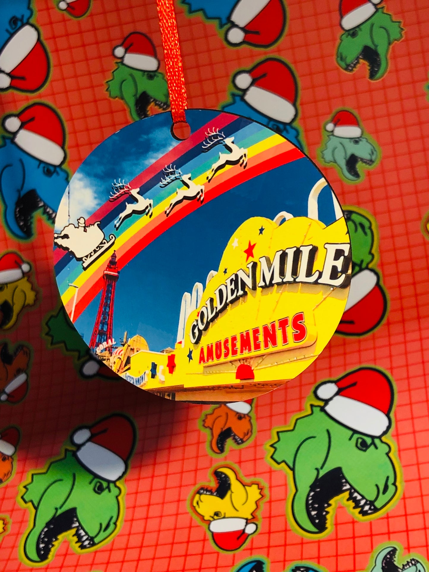 Blackpool Golden Mile Christmas Decoration