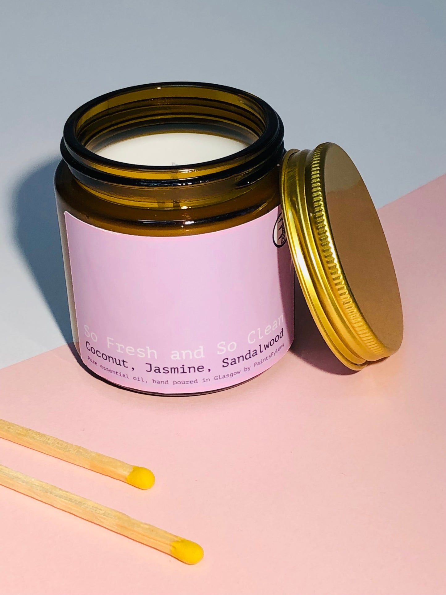 PaintsPylons Jar Candle