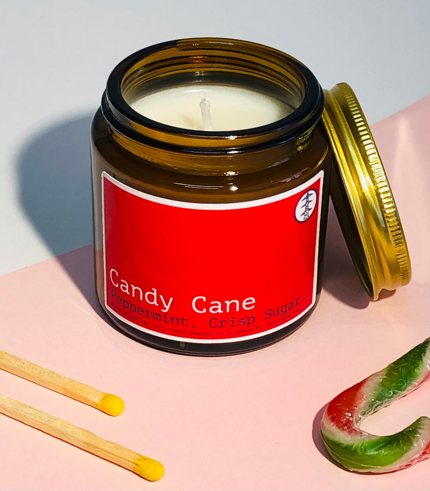 PaintsPylons Christmas Jar Candle