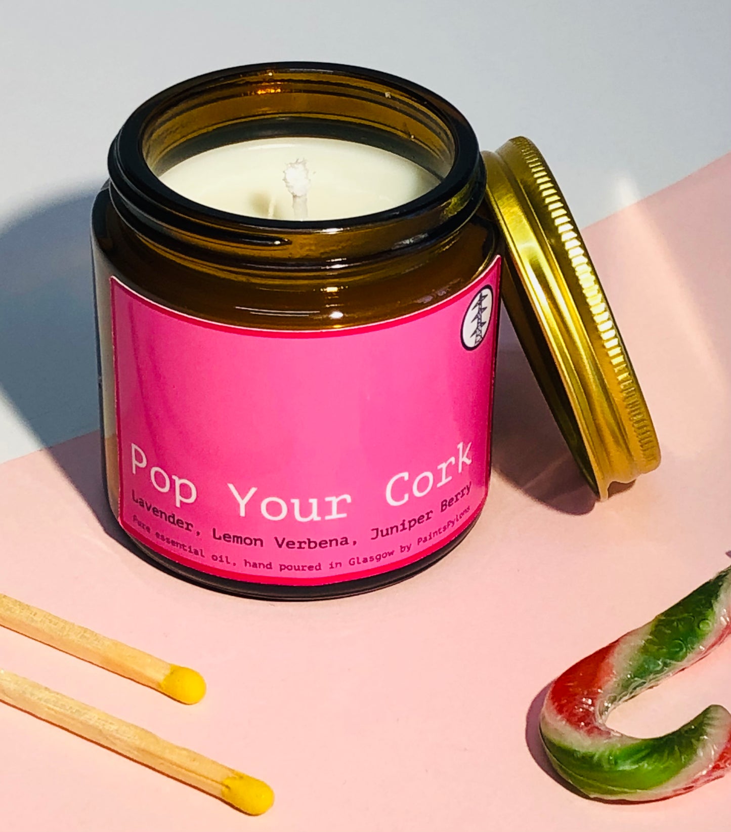 PaintsPylons Christmas Jar Candle
