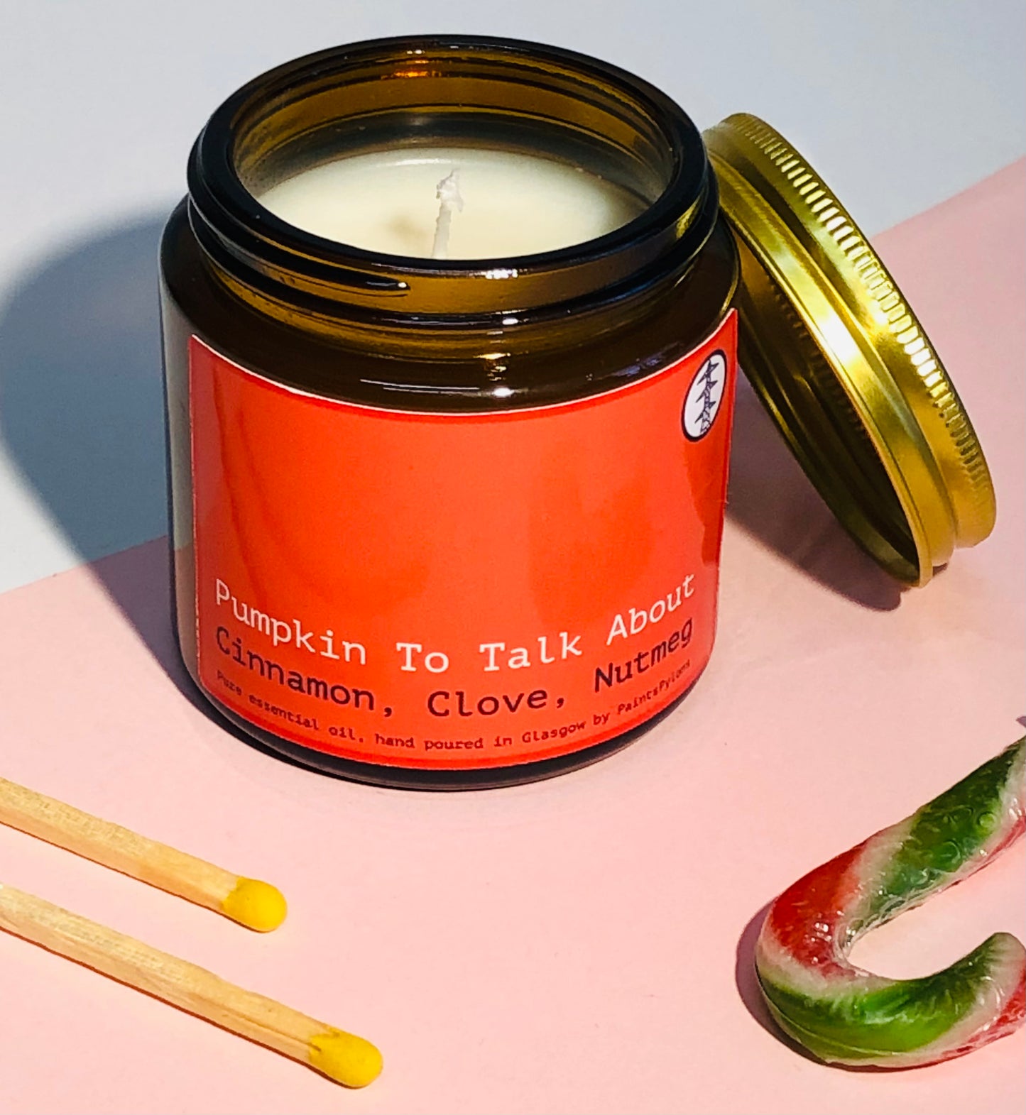 PaintsPylons Christmas Jar Candle