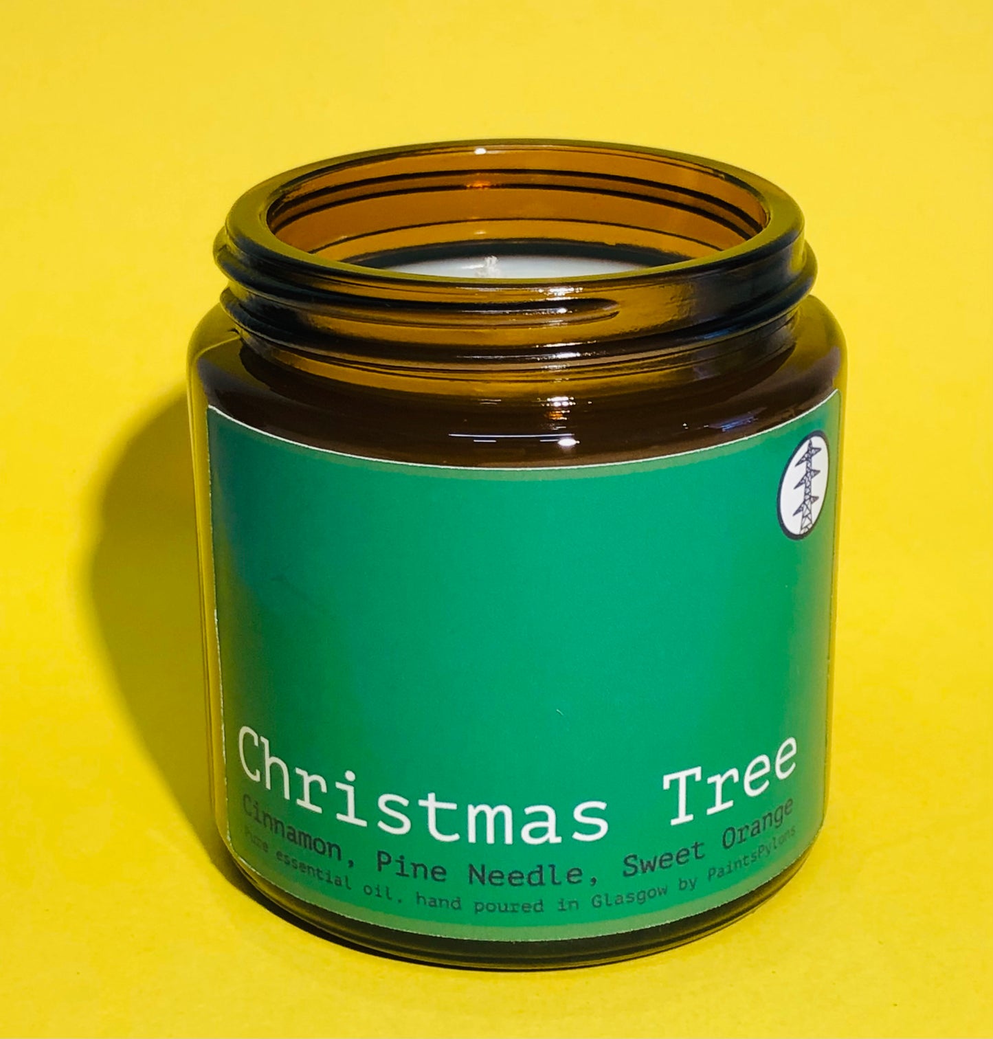 PaintsPylons Christmas Jar Candle