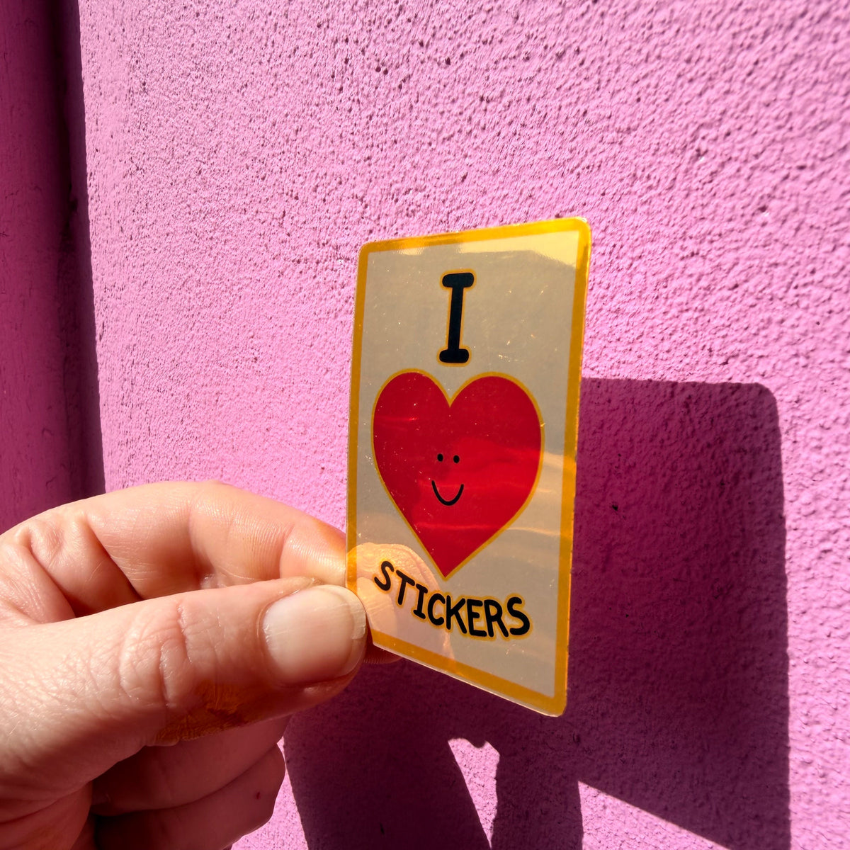 I Love Stickers Sticker