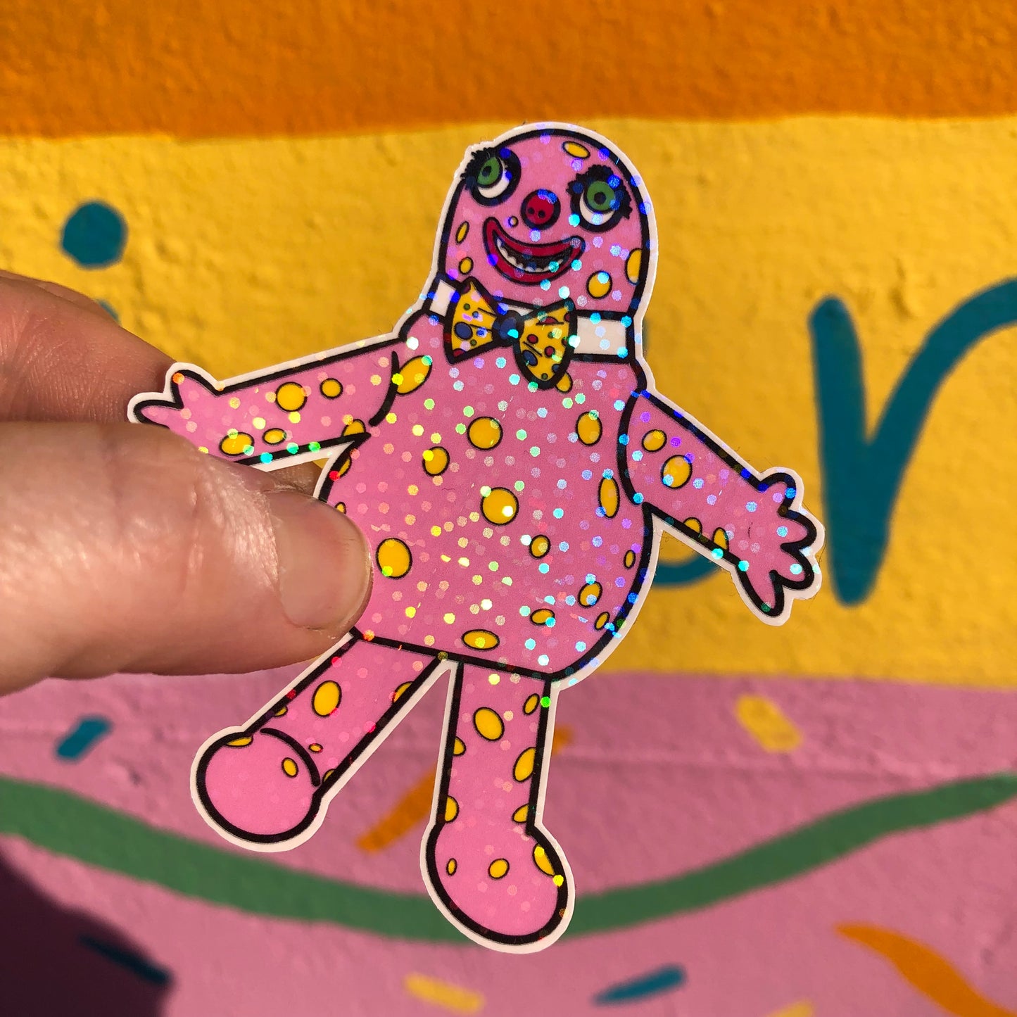 Mr Blobby Sticker