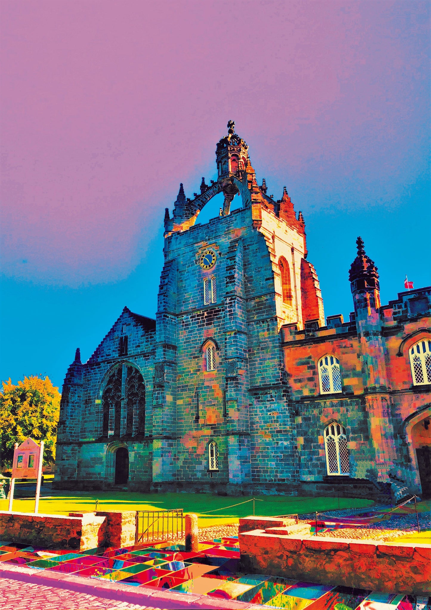 Kings College Print