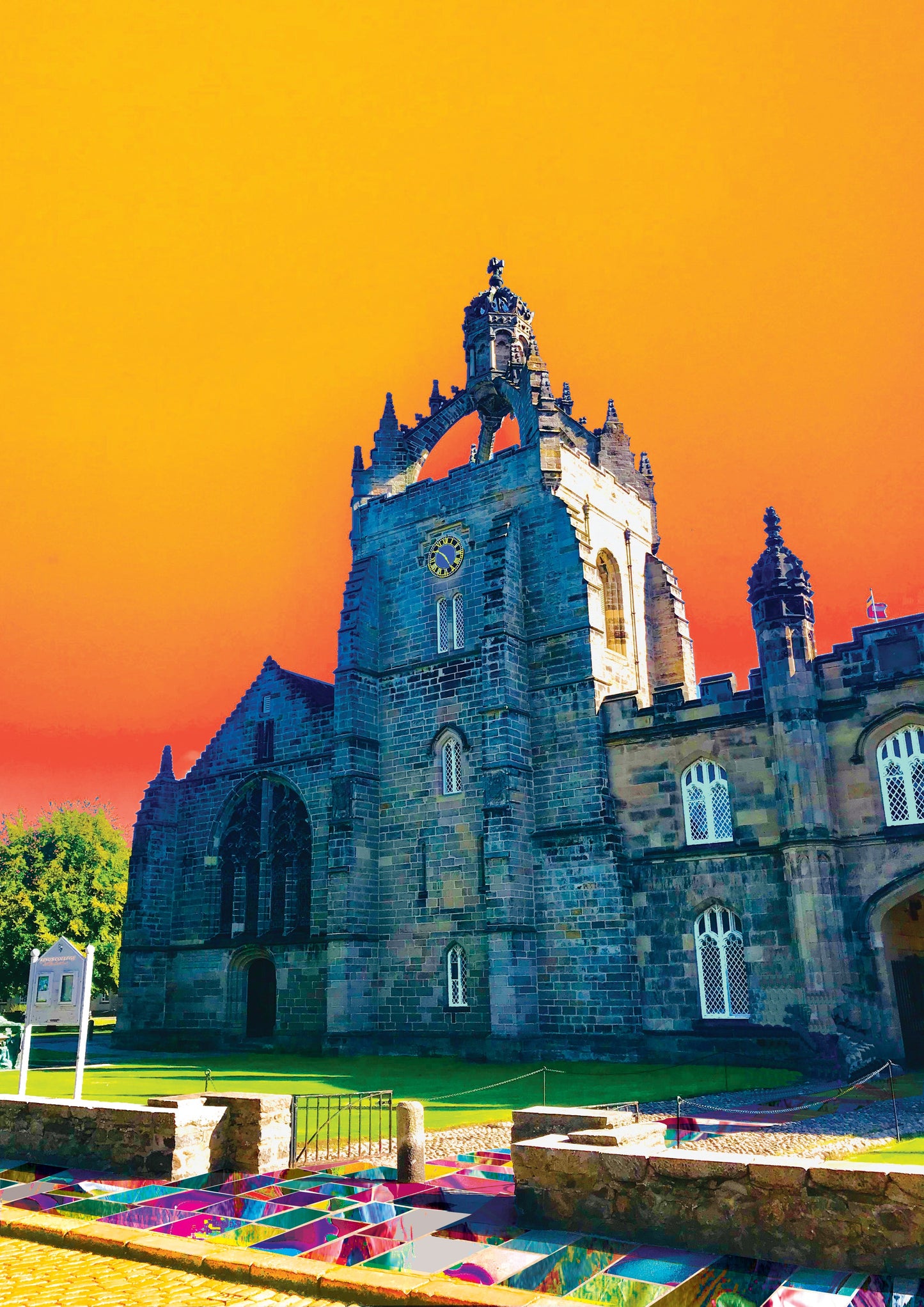 Kings College Print