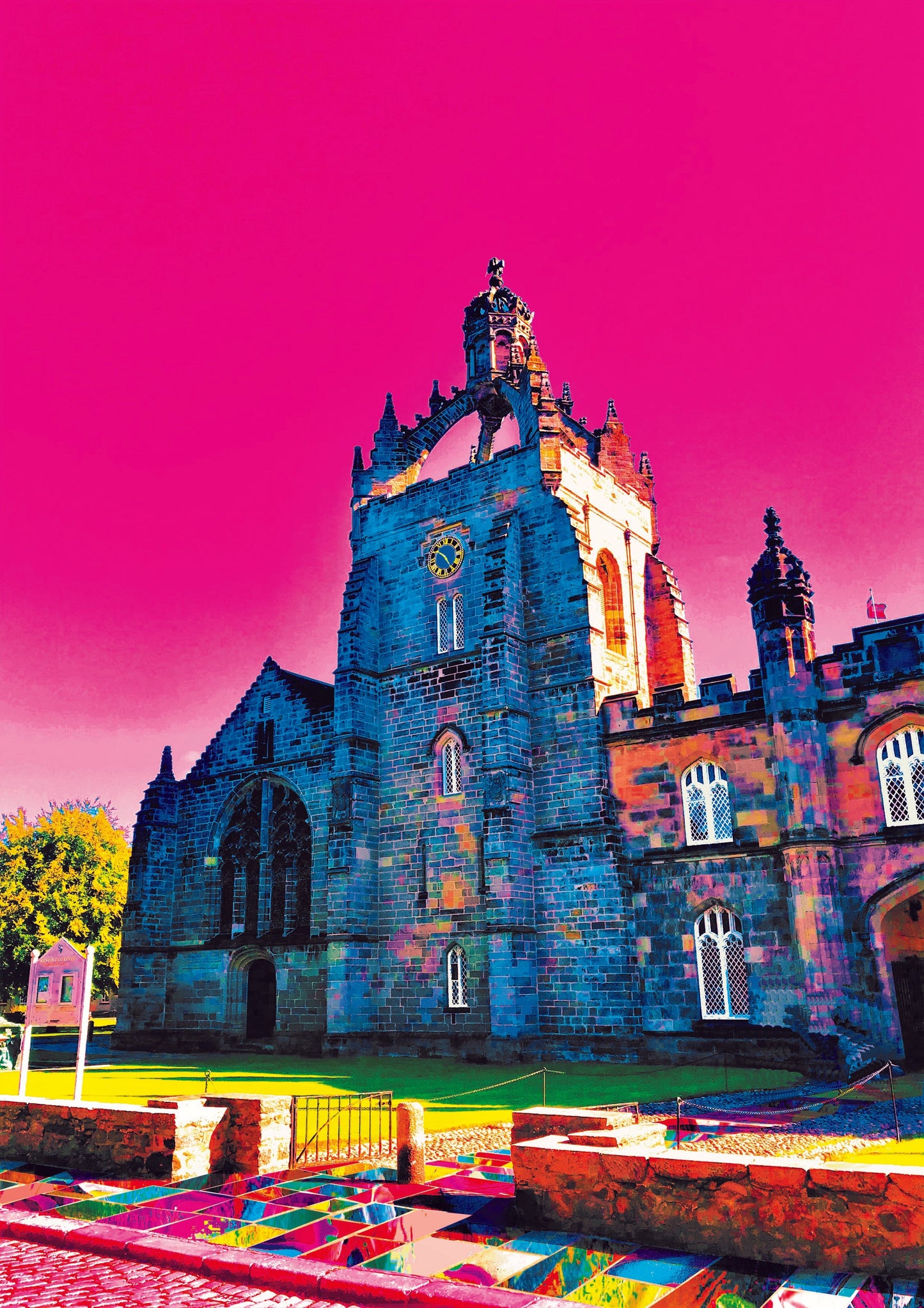 Kings College Print