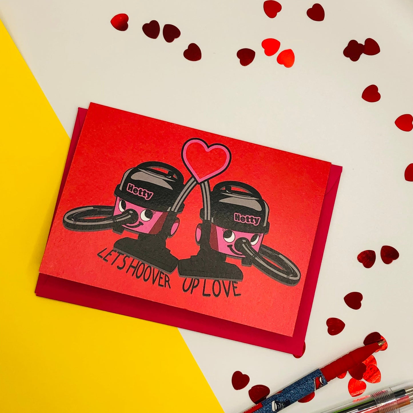 Hoover Up Love Card