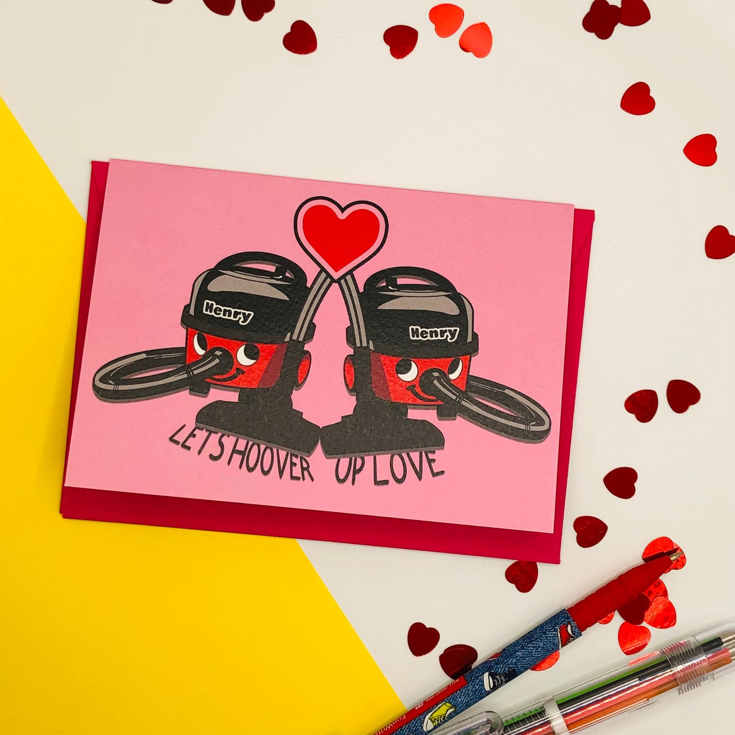 Hoover Up Love Card