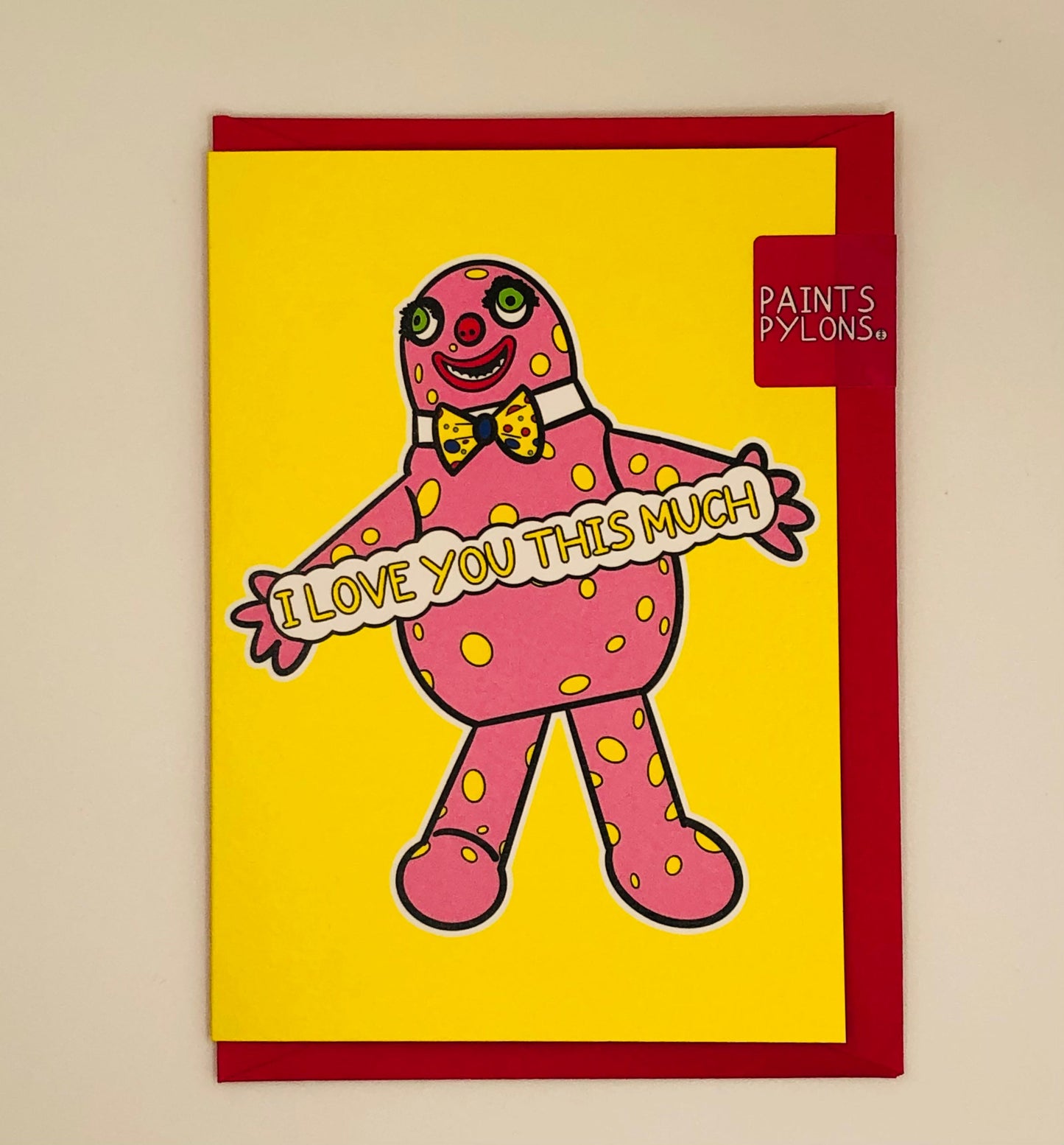 I Love You This Much Blobby Card