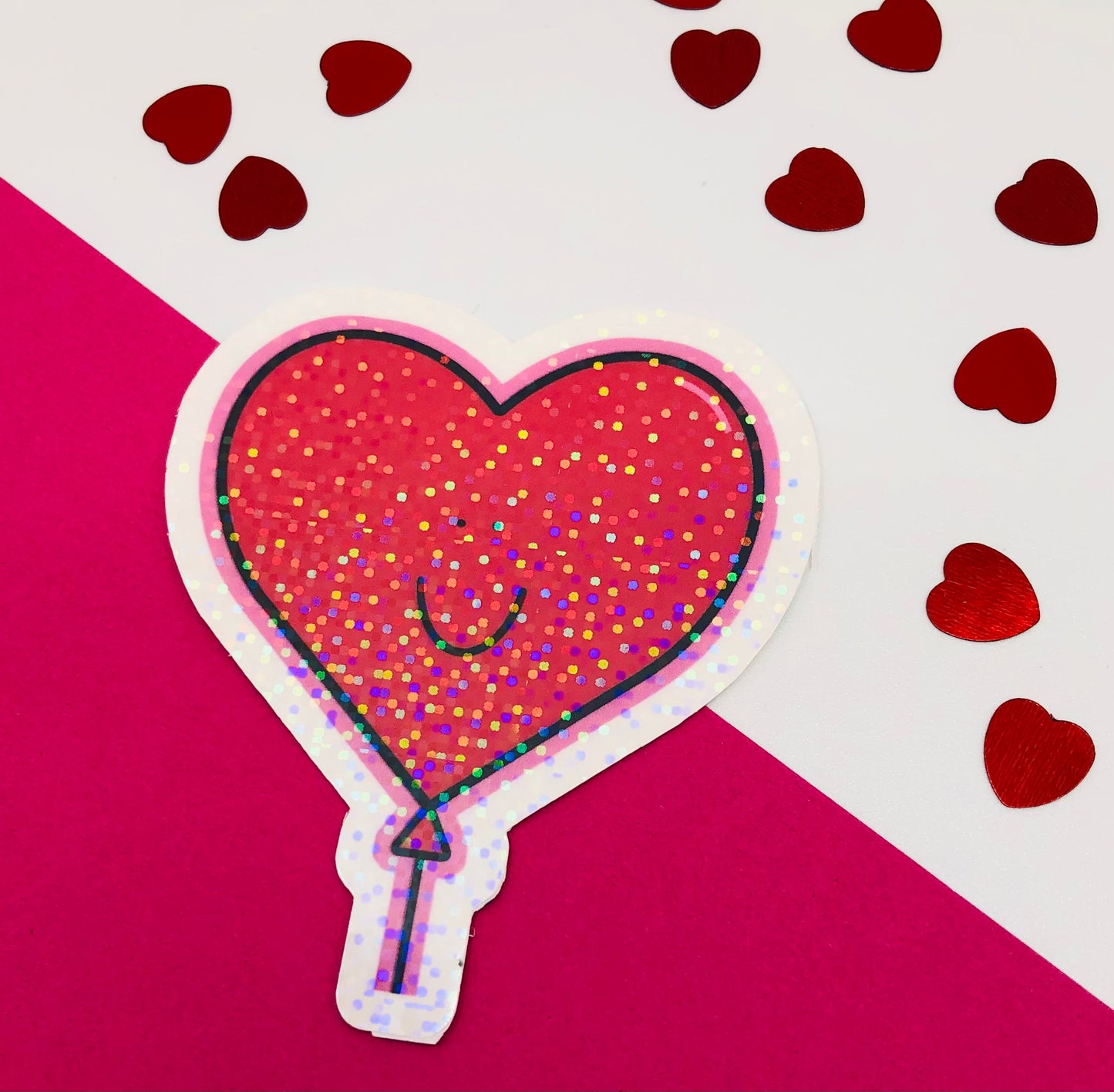 Heart Balloon Sticker