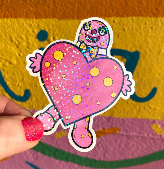 Blobby Heart Sticker