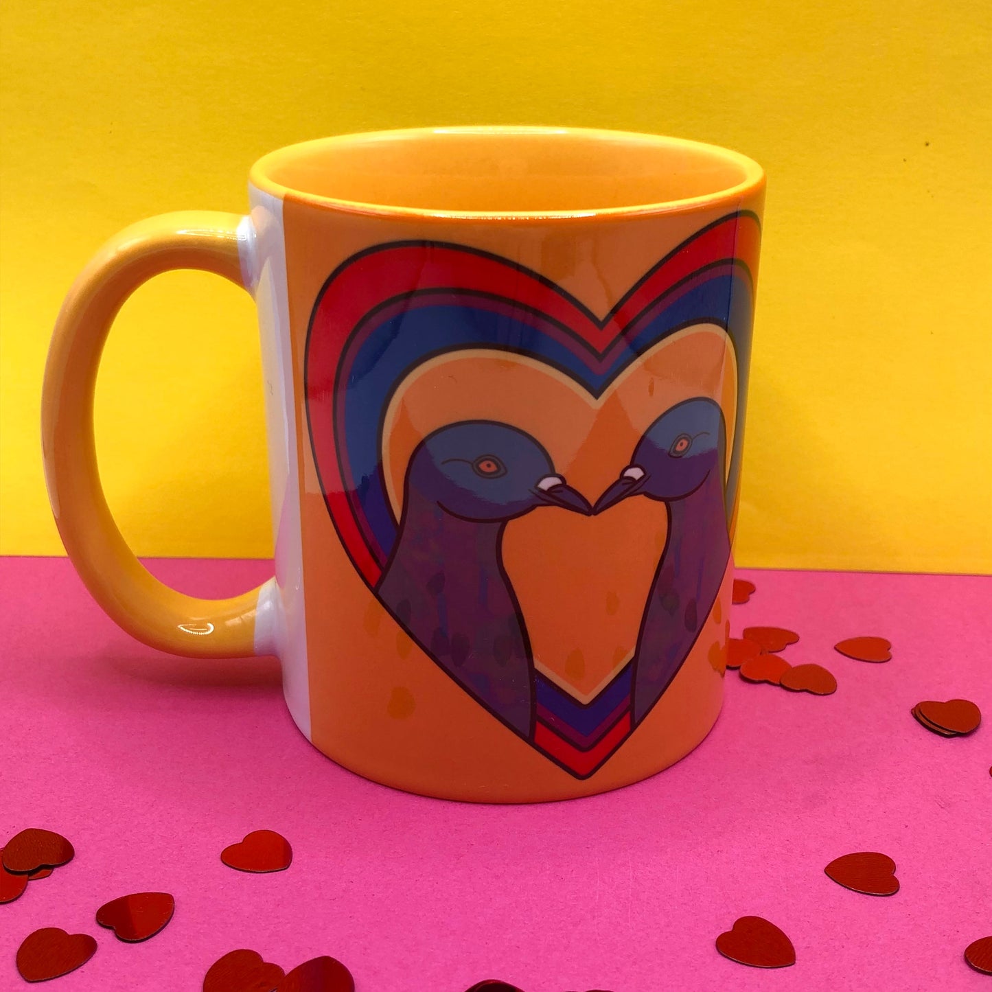Pigeon Love Mug