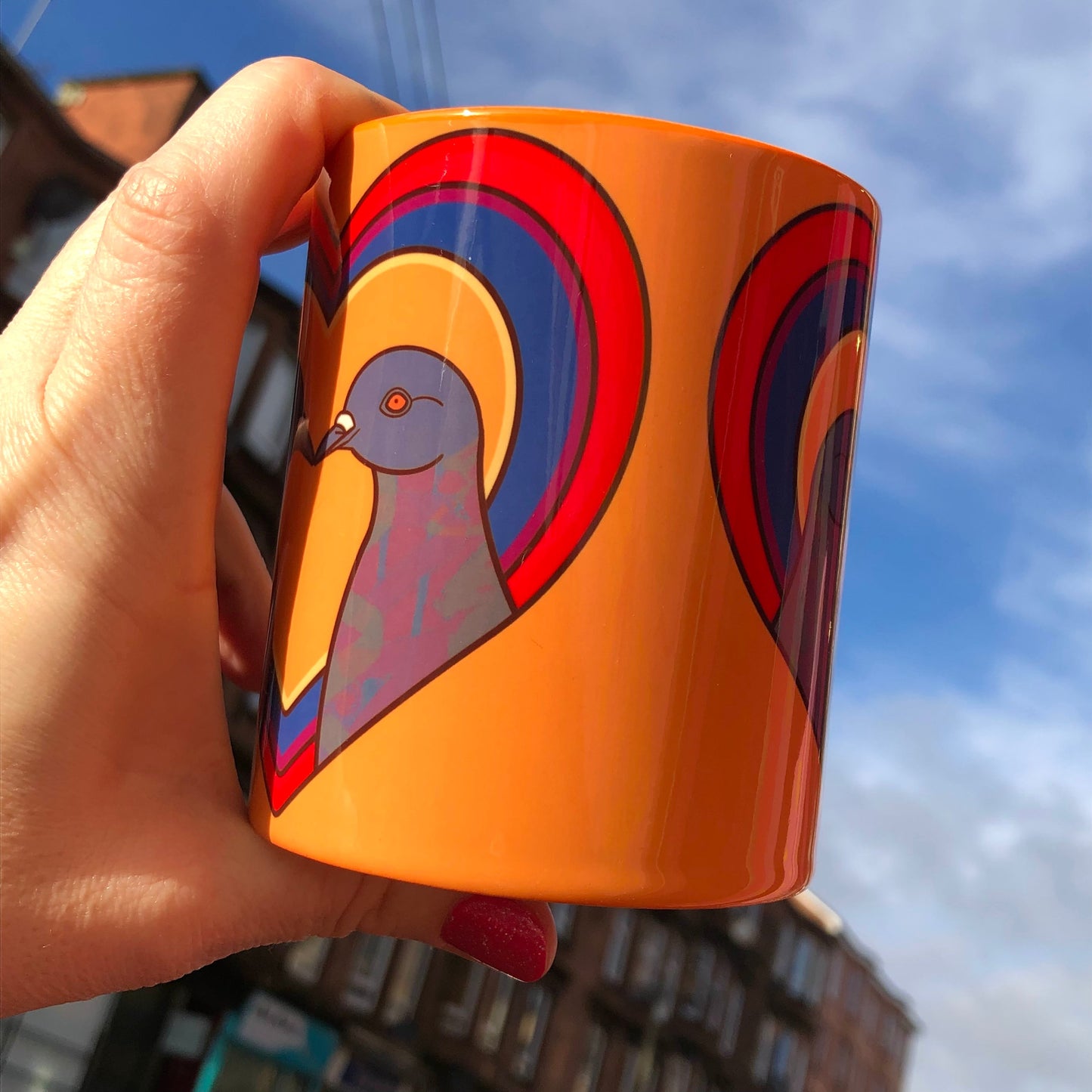Pigeon Love Mug
