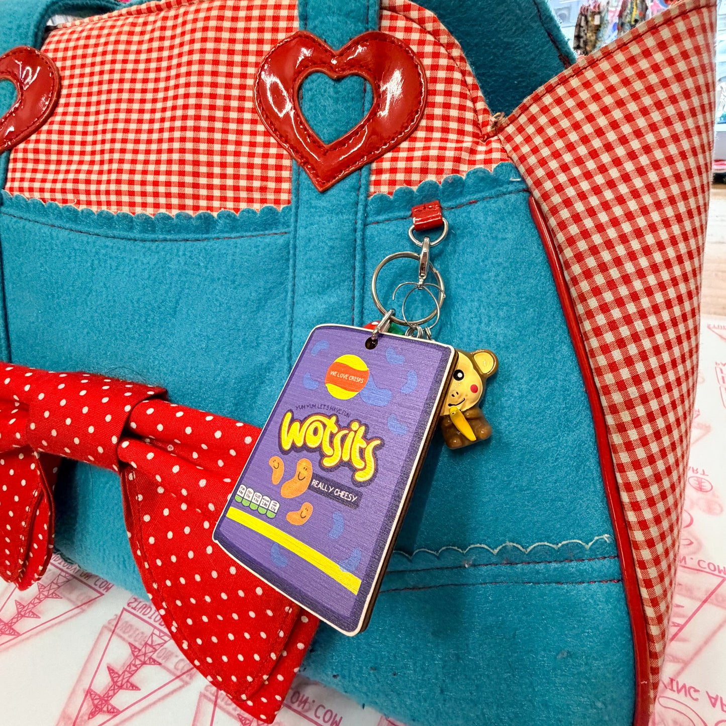 Wotsits Wooden Keyring