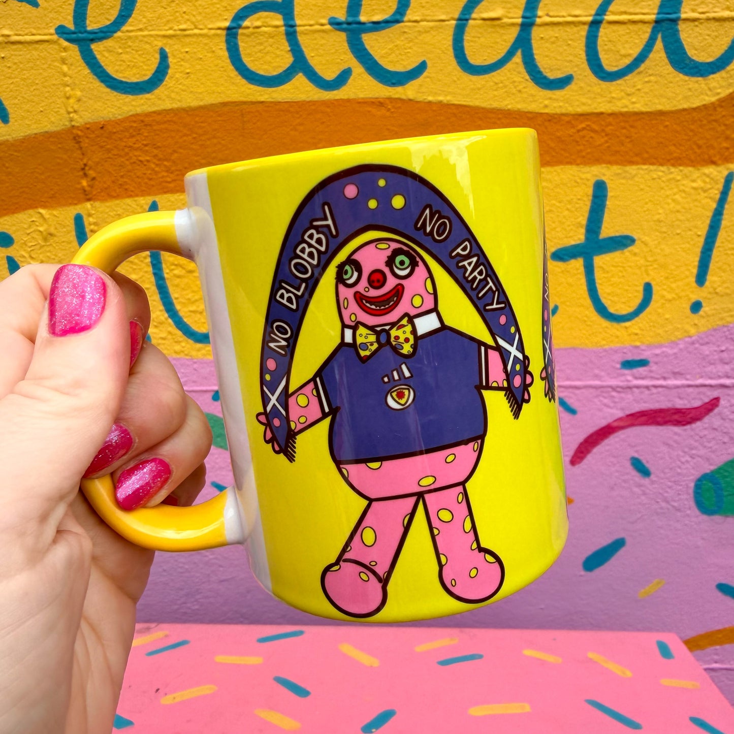 No Blobby No Party Mug