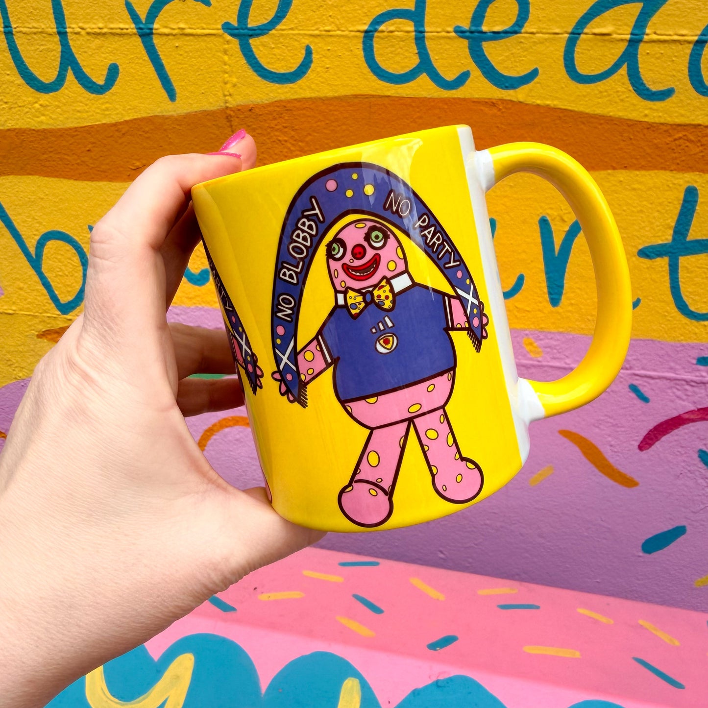 No Blobby No Party Mug