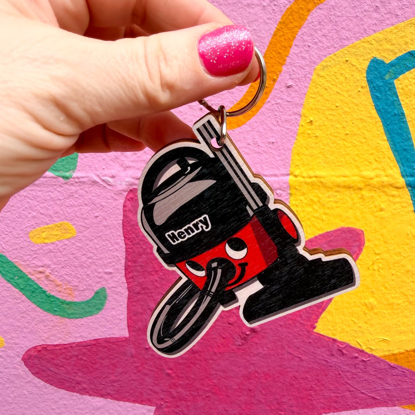 Henry Hoover Wooden Keyring