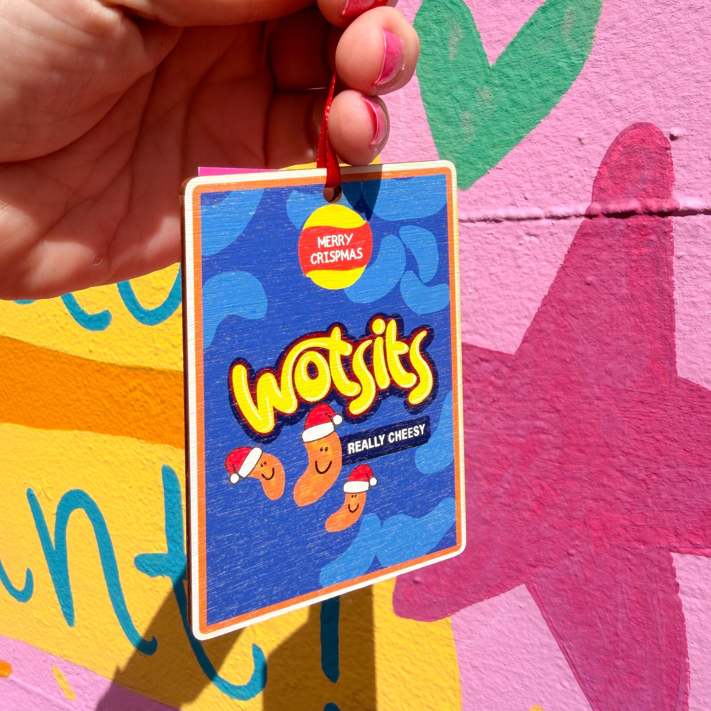 Wotsits Wooden Christmas Decoration