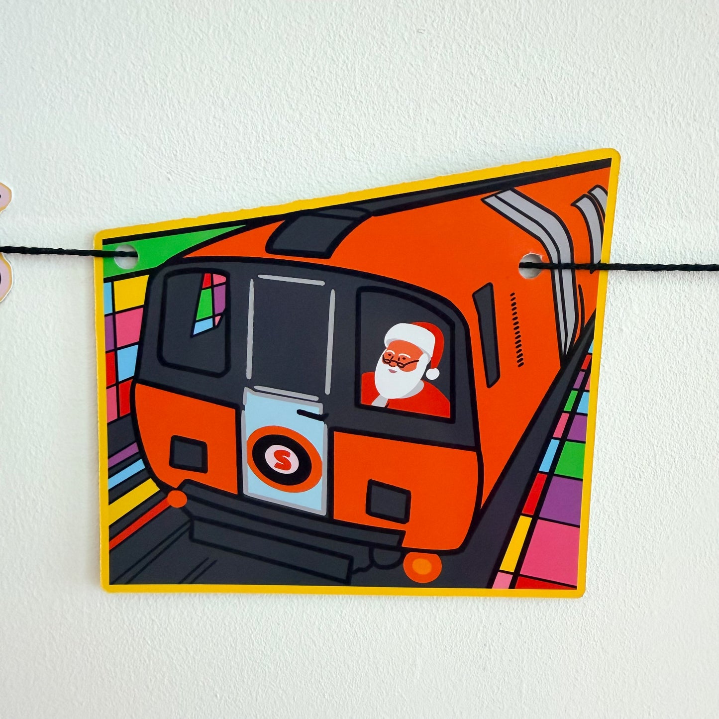 Glasgow Drawing Christmas Garland