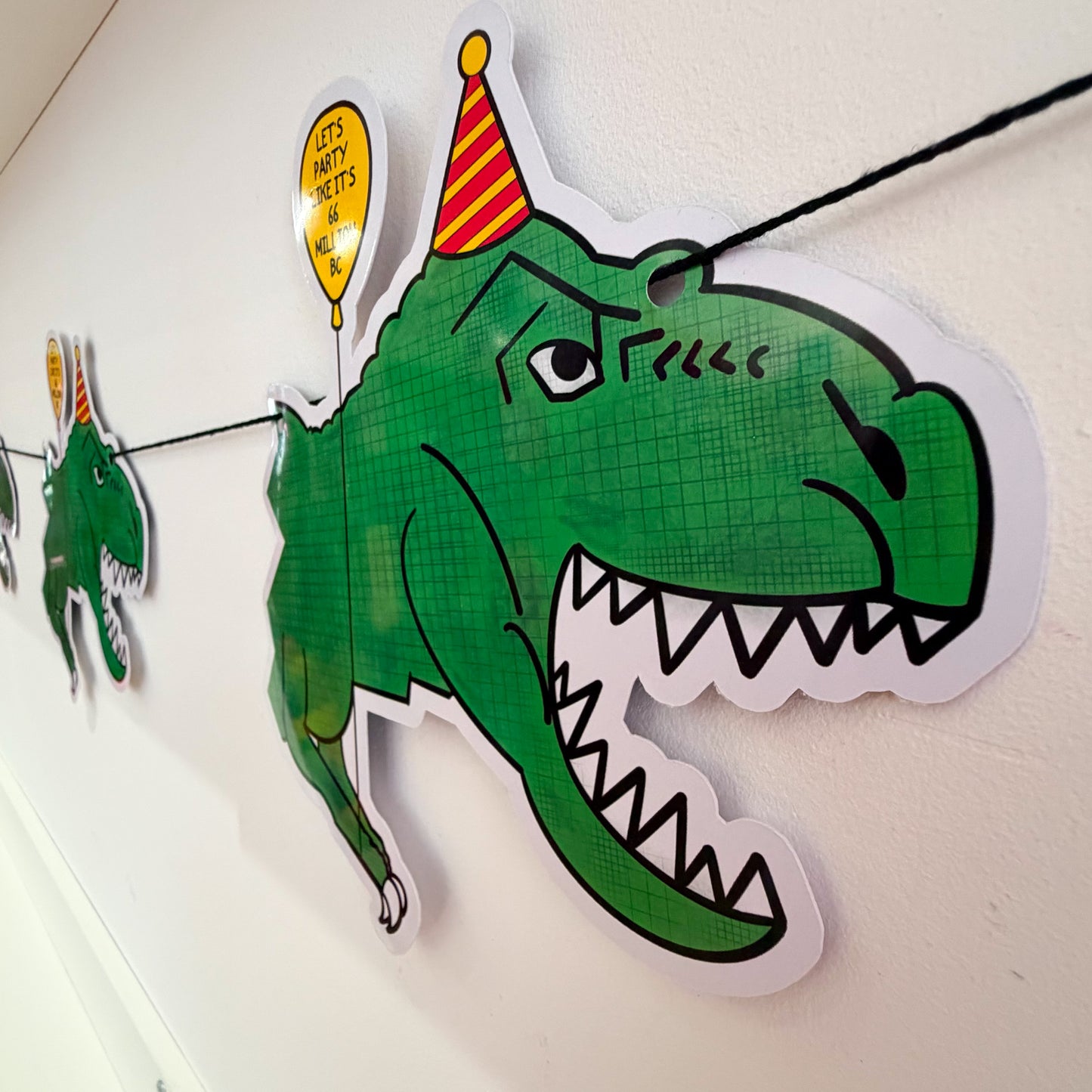 T Rex Party Garland