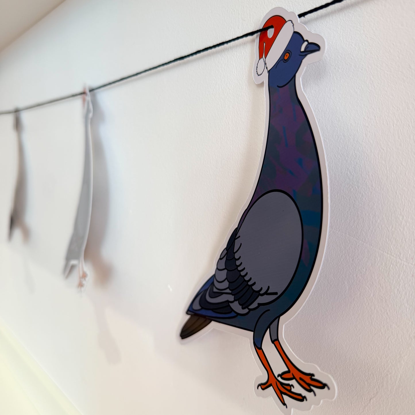 Coool Christmas Pigeon Garland