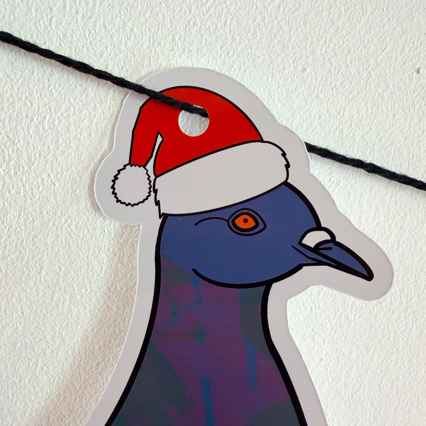 Coool Christmas Pigeon Garland