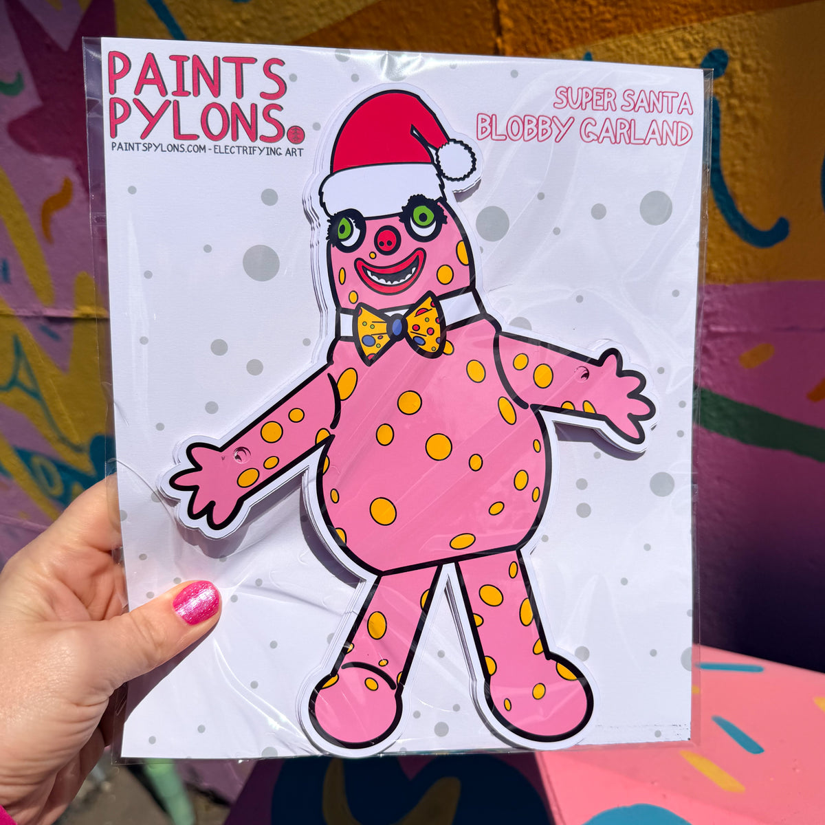 Blobby Christmas Garland
