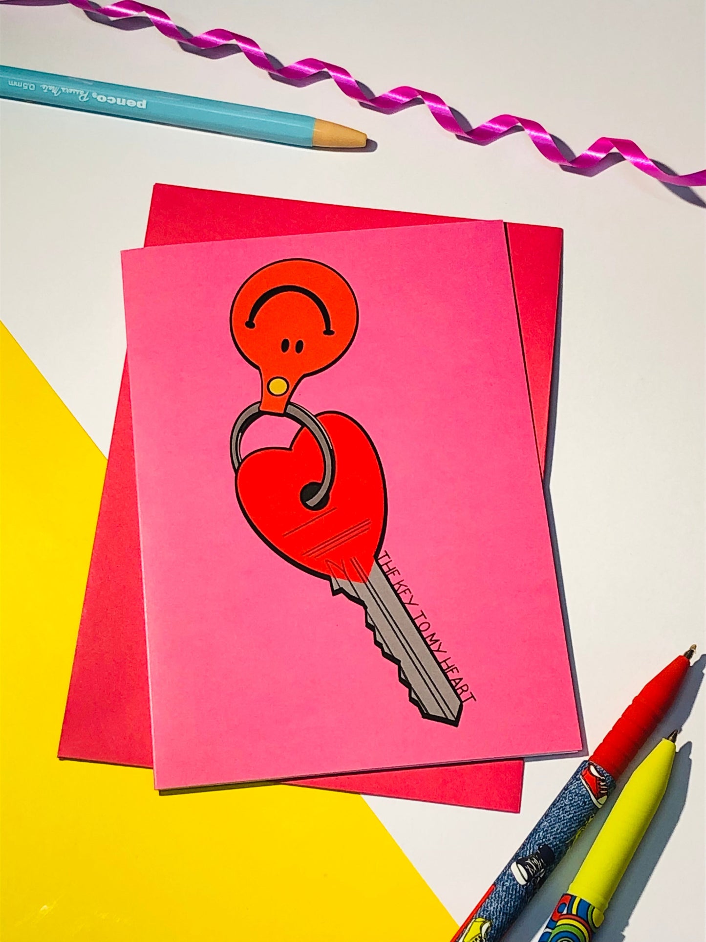 Key to my Heart Card