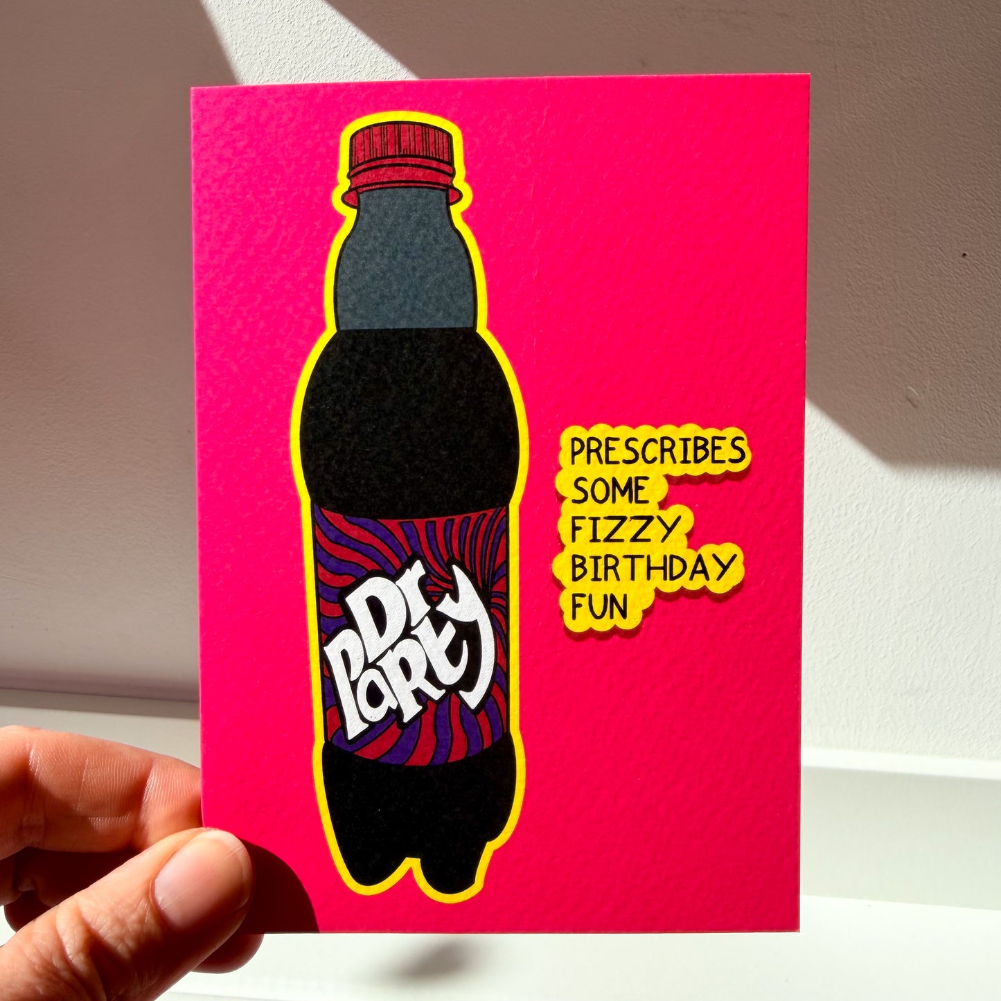 Dr Party Birthday Card