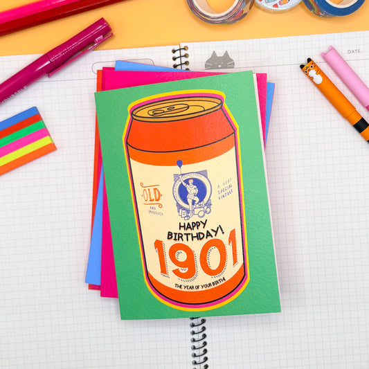 1901 Brew Birthday Card