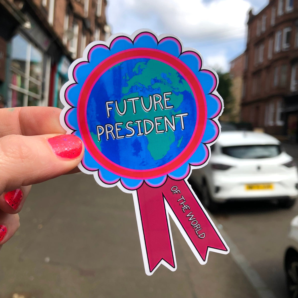 School President Sticker President of the World Sticker – PaintsPylons