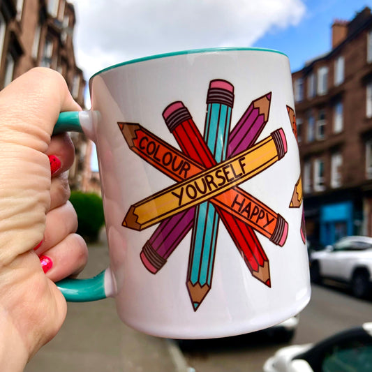 Colour Yourself Happy Mug