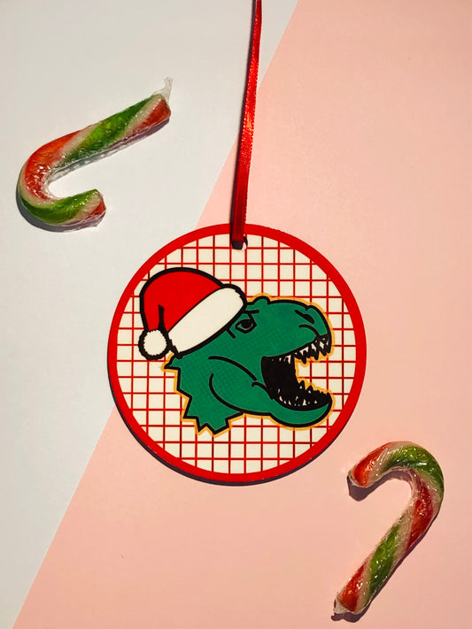 T Rex Christmas Decoration